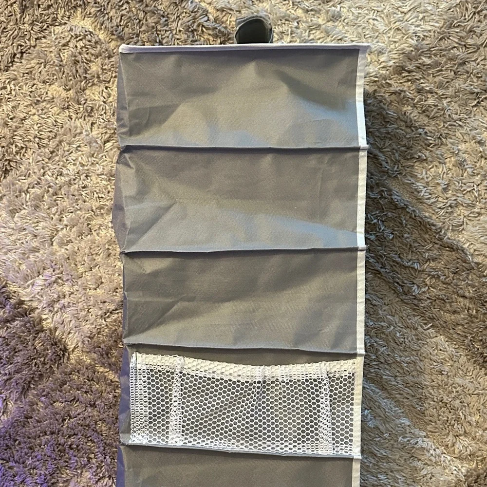 LIMITED TIME $5 ITEM!! Efficient Gray Hanging Closet Organizer